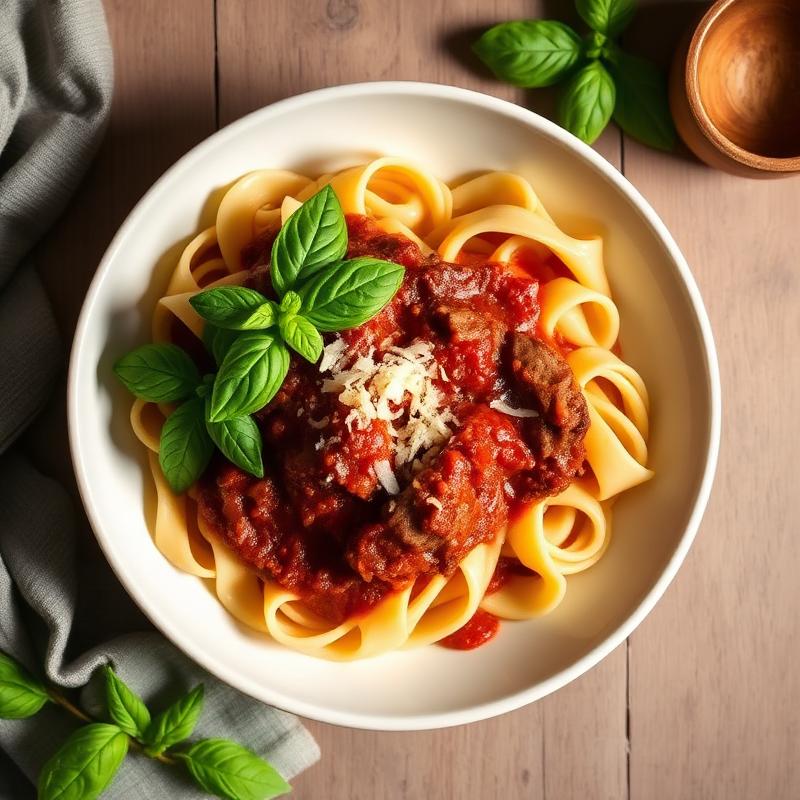 Slow-Cooked Lamb Shoulder Ragu